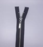 TİT T/5 Metal Fermuar - Beyaz Diş 50 Ad. (1 pk) Siyah - 12cm
