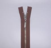 TİT T/5 Metal Fermuar - Beyaz Diş 50 Ad. (1 pk) Viski - 55 cm