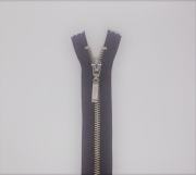 TİT T/5 Metal Fermuar - Beyaz Diş 50 Ad. (1 pk) Koyu Kahve - 55 cm