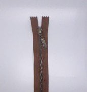 TİT T/5 Metal Fermuar - Antik Oxit Dişli 50 Ad. (1 pk) Camel - 55 cm