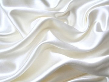 Polyester Saten Düz Astar Beyaz