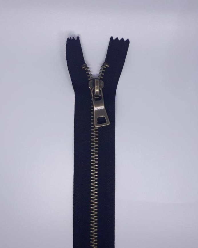 TİT T/5 Metal Fermuar - Antik Oxit Dişli 50 Ad. (1 pk) Siyah - 14 cm