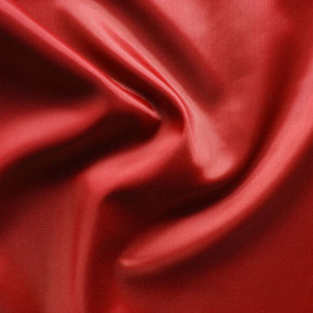 Polyester Saten Düz Astar Kırmızı