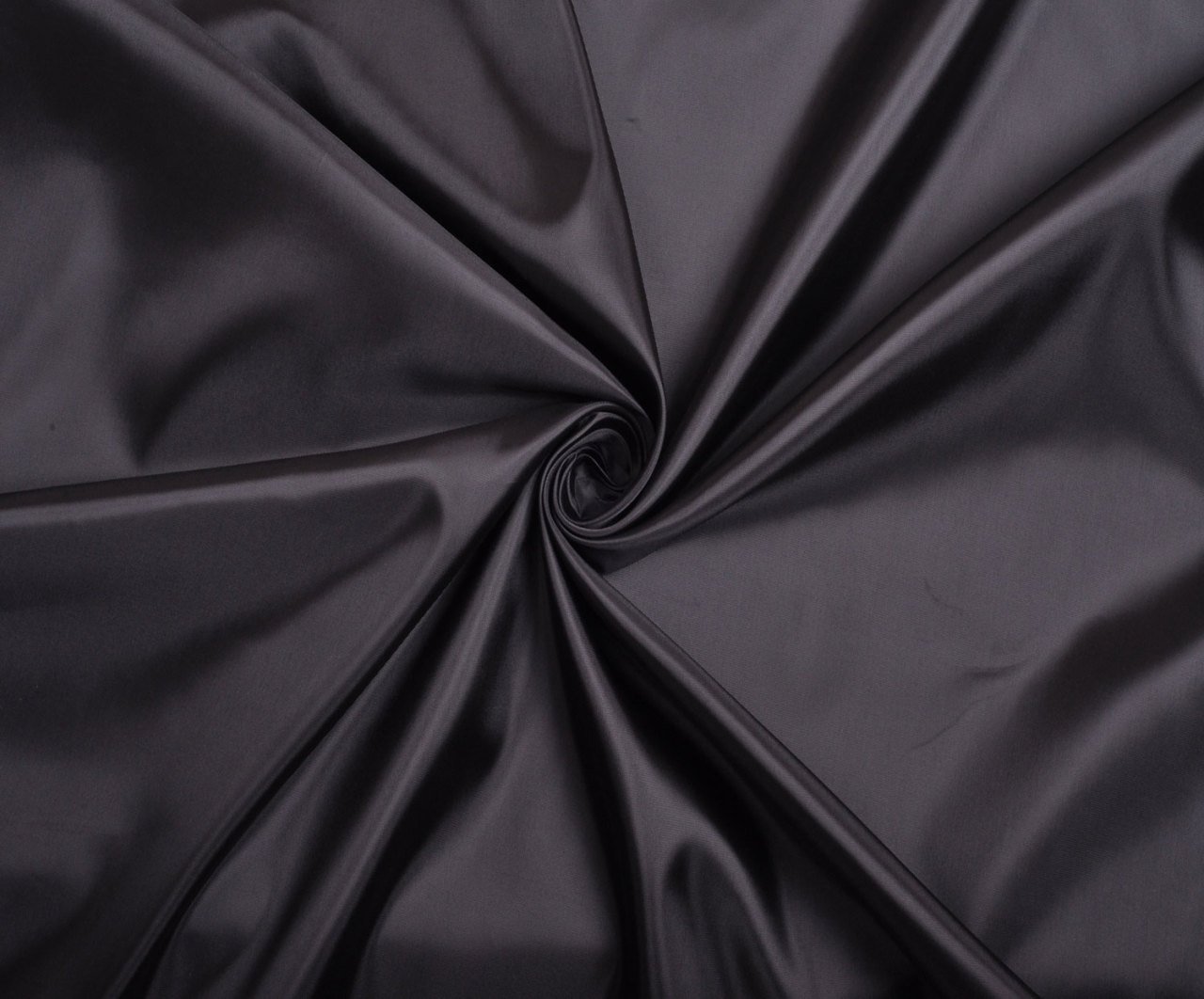 Polyester Saten Düz Astar Siyah