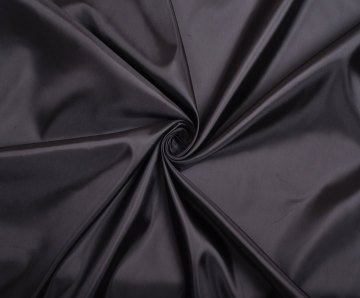 Polyester Saten Düz Astar Siyah