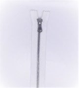 TİT T/5 Metal Fermuar - Black Nikel (Siyah) Diş 50 Ad. (1 pk) Beyaz - 70 cm