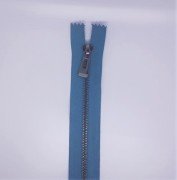 TİT T/5 Metal Fermuar - Black Nikel (Siyah) Diş 50 Ad. (1 pk) Koyu Turquaz - 16 cm