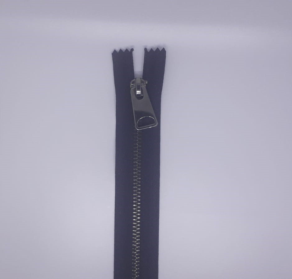 TİT T/5 Metal Fermuar - Black Nikel (Siyah) Diş 50 Ad. (1 pk) Lacivert - 16 cm