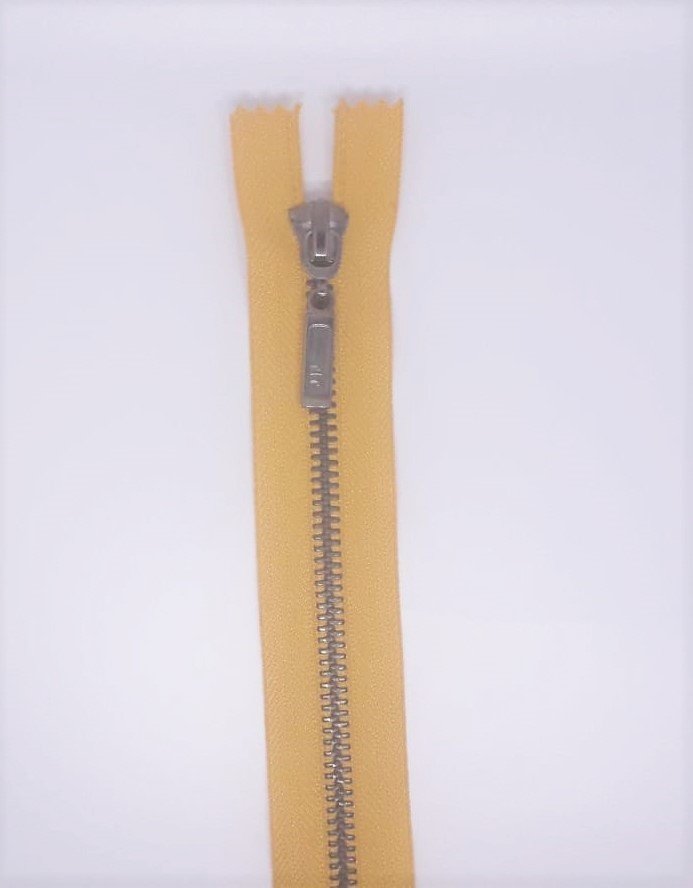 TİT T/5 Metal Fermuar - Black Nikel (Siyah) Diş 50 Ad. (1 pk) Sarı - 70 cm