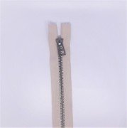 TİT T/5 Metal Fermuar - Black Nikel (Siyah) Diş 50 Ad. (1 pk) Krem - 70 cm