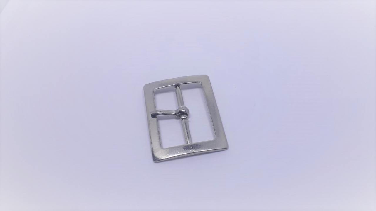 Dikdörtgen Model Zamak Toka - 100 Ad. (1 pk) Nikel Küçük Boy