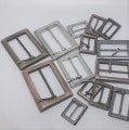Yanları Çizgili Zamak Toka - 100 Ad. (1 pk)