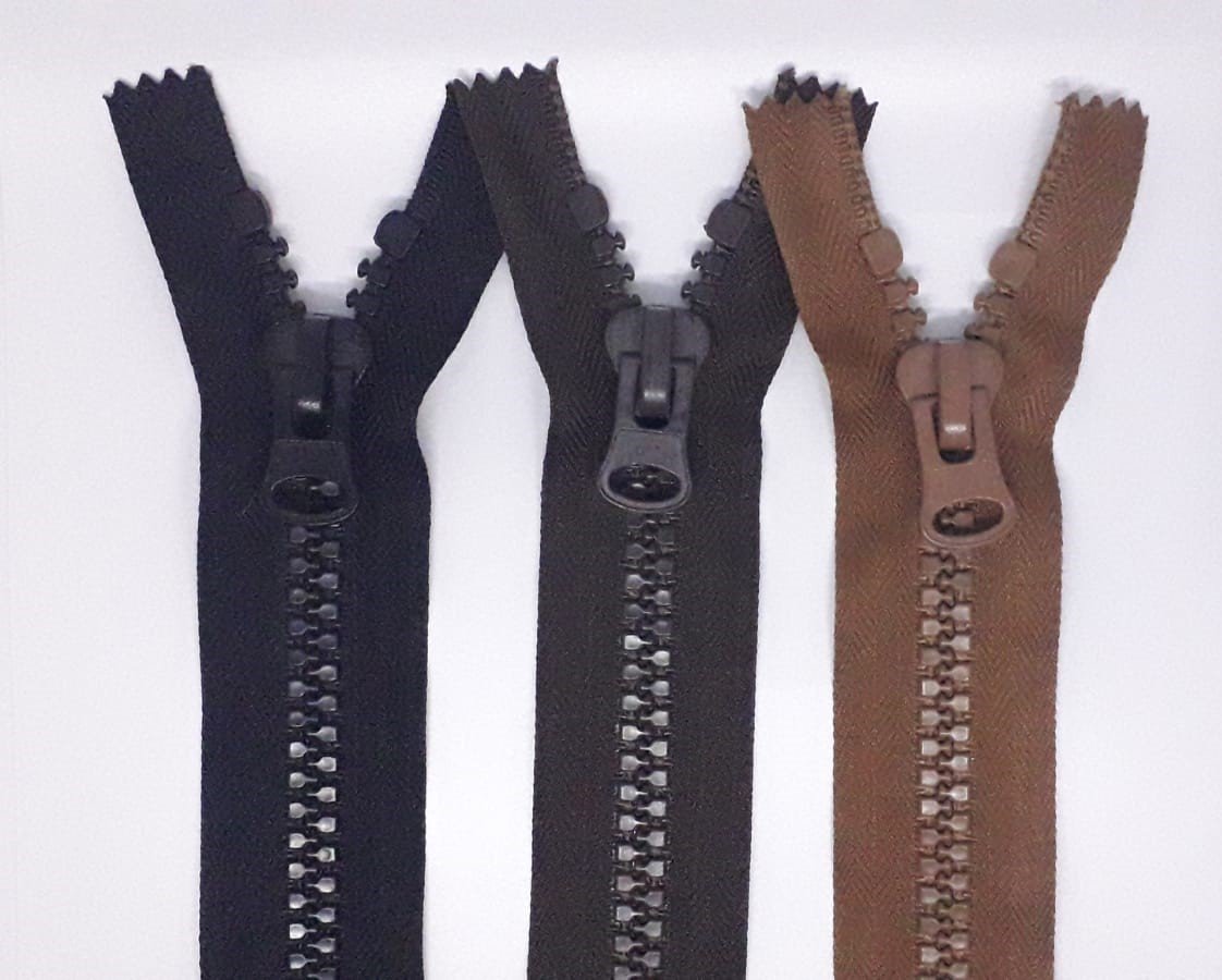 Kemik Diş Fermuar T/9 - 50 Ad. (1 pk) Viski - 65 cm