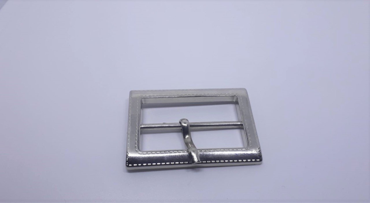 Yanları Çizgili Zamak Toka - 100 Ad. (1 pk) Nikel Büyük Boy