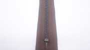 Metal Fermuar - Nikel Diş rengi - Her Çeşit Fermuar Renkleri Açık Kahve - 12cm