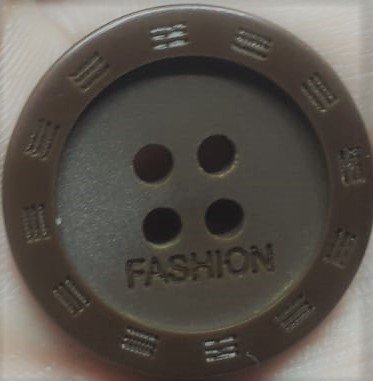 Fashion Düğmeler - 100 Ad. (1 pk) Açık Kahve 32 Boy