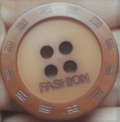 Fashion Düğmeler - 100 Ad. (1 pk) Camel 32 Boy