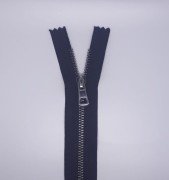 Metal Fermuar - Nikel Diş rengi - Her Çeşit Fermuar Renkleri Lacivert - 70 cm