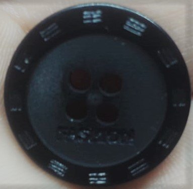 Fashion Düğmeler - 100 Ad. (1 pk) Siyah 26 Boy