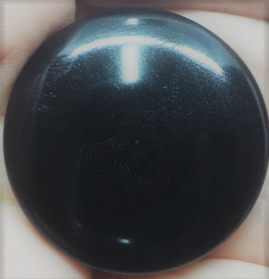 Parlak Siyah Düğme - 100 Ad. (1 pk) Siyah 48 Boy