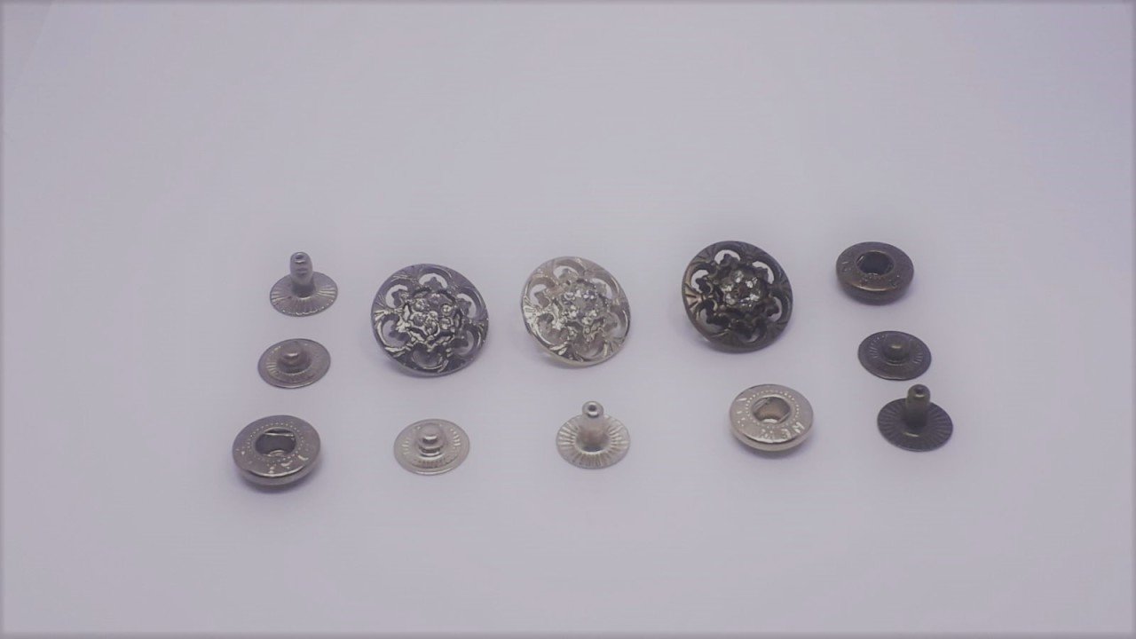 Taşlı Çıtçıt Model 3 - 100 Ad. (1 pk)