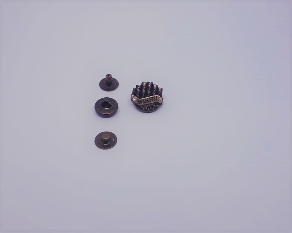 Taşlı Çıtçıt Model 5 - 100 Ad. (1 pk) Bakır Oksit