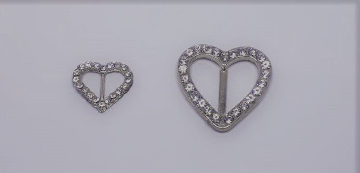 Kalp - 100 Ad. (1 pk) Nikel Küçük Boy