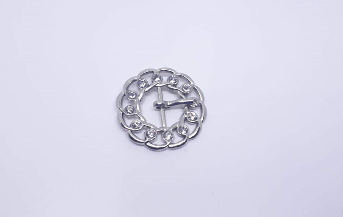 Yuvarlak Çiçek Desenli Taşlı Model - 100 Ad. (1 pk)
