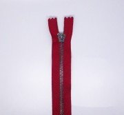 Zipex T/5 Metal Fermuar - Black Diş - 50 Ad. (1 pk) 65 cm - Kırmızı