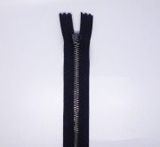 Zipex T/5 Metal Fermuar - Black Diş - 50 Ad. (1 pk) 65 cm - Siyah
