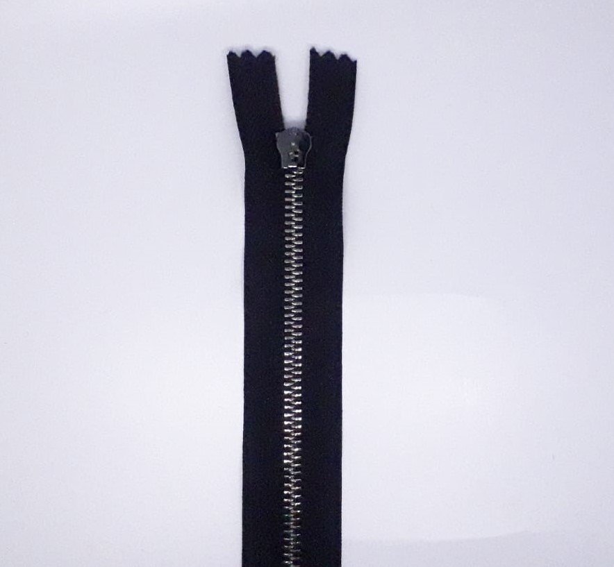 Zipex T/5 Metal Fermuar - Black Diş - 50 Ad. (1 pk) 70 cm - Siyah