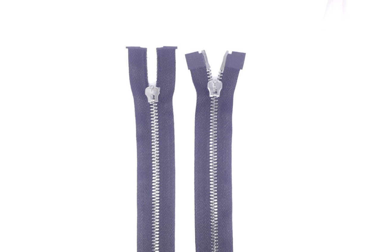 Zipex T/5 Metal Fermuar - Black Diş - 50 Ad. (1 pk) 90 cm kombi(çift taraflı) - Siyah