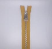 TİT T/5 Metal Fermuar - Beyaz Diş 50 Ad. (1 pk) Koyu Sarı - 16 cm